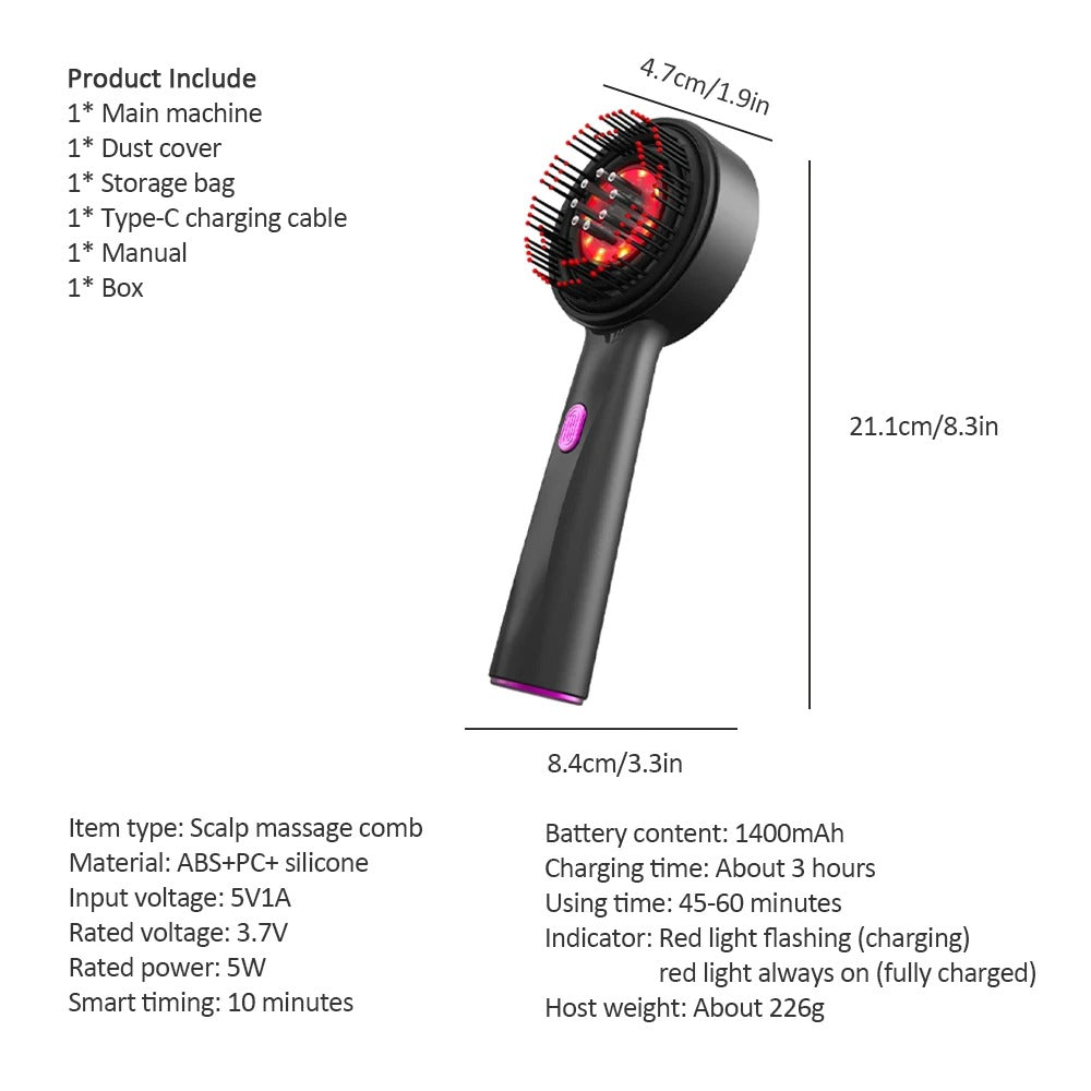 MASSAGE HAIRCOMB ™
