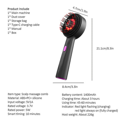 MASSAGE HAIRCOMB ™